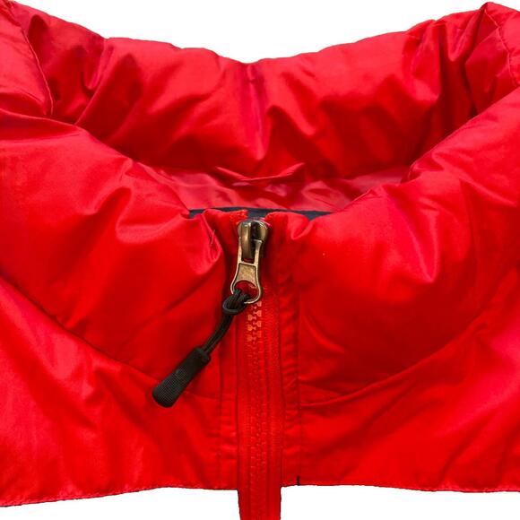 U.S. Polo Assn Puffer Vest Mens 2XL Navy Blue Red Sporty - Picture 7 of 8